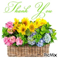 Bouquet from my friend Andrea, thank you so much. - GIF animé gratuit