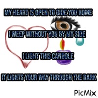 canddle in my heart - Animovaný GIF zadarmo