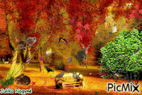 Autumn landscape! animirani GIF