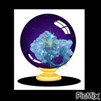 blue poof - Free animated GIF