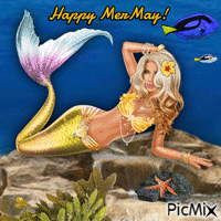 Goldie the mermaid animovaný GIF