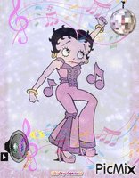 Betty's disco animált GIF