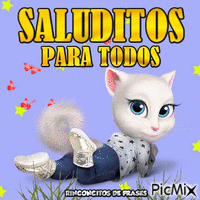 SALUDITOS - Zdarma animovaný GIF