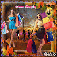 Autumn Shopping GIF animé