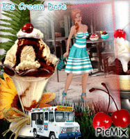 Ice Cream Date GIF animé