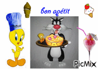 bon apétit - Animovaný GIF zadarmo