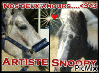 Nos deux amours......<3<3<3 - Free animated GIF