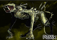 Meowchat Monster - GIF animé gratuit