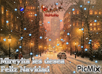 Saludo navideño - GIF animado gratis
