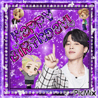 Happy Birthday To Jimin Our Angel animeret GIF