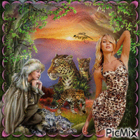 robe leopard - Ingyenes animált GIF
