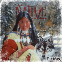native american winter - Ücretsiz animasyonlu GIF