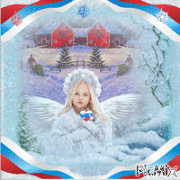 Russian angel - GIF animé gratuit