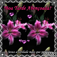 Boa Tarde Abençoada! - Ücretsiz animasyonlu GIF