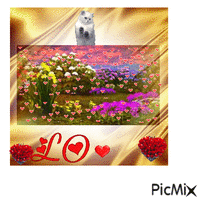 Garden love - GIF animé gratuit