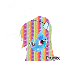 Rainbow dash GIF animata