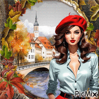 Осенний пейзаж Animated GIF