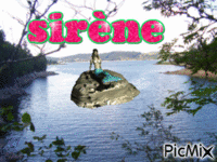 Sirène - GIF animé gratuit