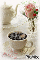 Reggeli kávé - Bezmaksas animēts GIF