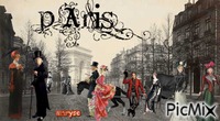 paris vintage GIF animata