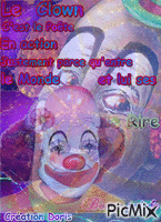 Le Clown - Безплатен анимиран GIF