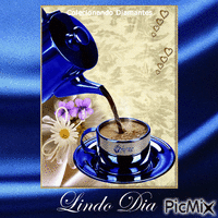 Lindo Dia Azul - Бесплатный анимированный гифка