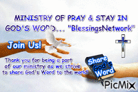 Ministry of Pray & Stay animovaný GIF