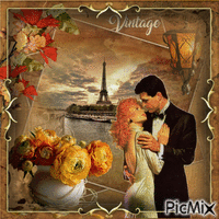 Romantic evening in Paris... animovaný GIF