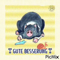 Gute Besserung - Zdarma animovaný GIF