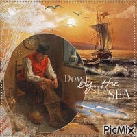 down by the sea - GIF animate gratis