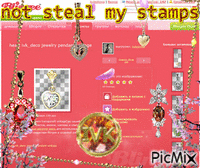 not steal my stamps - Ingyenes animált GIF