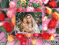 Virgem de fatima - Безплатен анимиран GIF