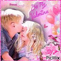 Be my Valentine - GIF animé gratuit