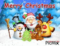 Merry Christmas GIF animasi