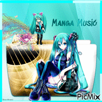 Manga Musik - GIF เคลื่อนไหวฟรี