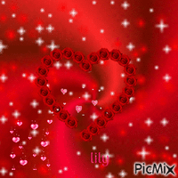 coeur rouge - Gratis animeret GIF