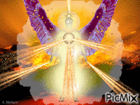 Planetary Sunangel in the highest level - GIF animé gratuit