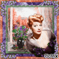 Lucille Ball, Actrice, Humoriste américaine animeret GIF