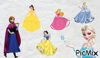 princesses animasyonlu GIF