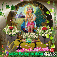 Krishna The Supreme Godhead - Besplatni animirani GIF