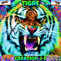 tigre κινούμενο GIF