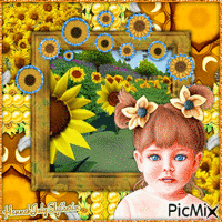 ###Sunflowers### - Free animated GIF