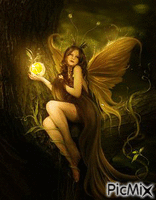 golden fairy - Nemokamas animacinis gif