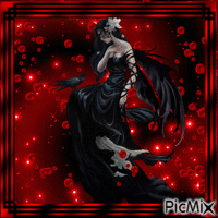 gothic red animovaný GIF