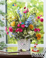 Virágcsokor - Gratis geanimeerde GIF