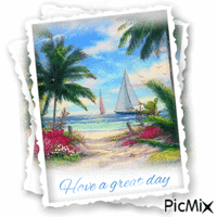 Have a great day GIF animé