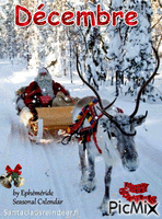 December Décembre - Ingyenes animált GIF