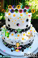 Happy Birthday Cake 3 GIF animado