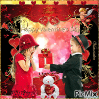 Happy Valentine's Day animerad GIF