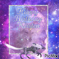 Happy Birthday, Kirsten animerad GIF